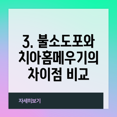 3. 불소도포와 치아홈메우기의 차이점 비교
