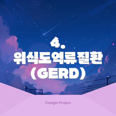 4. 위식도역류질환 (GERD)