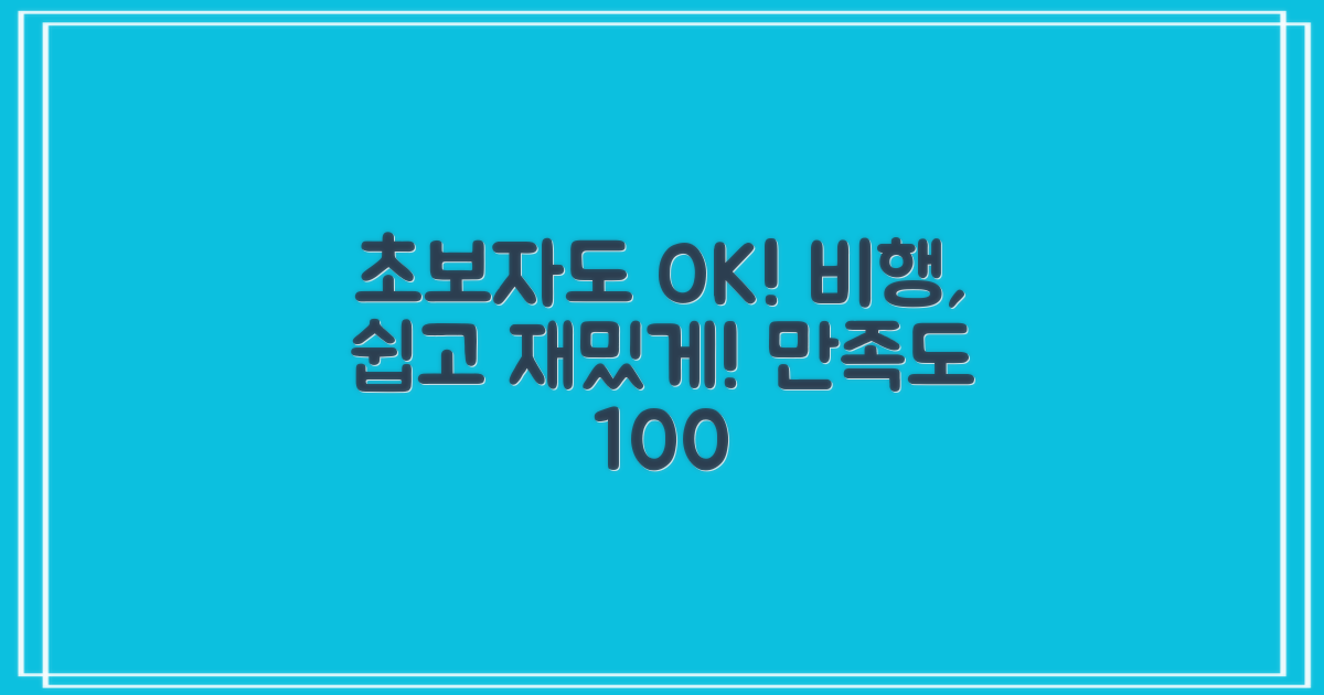 초보자도 만족하는 비행