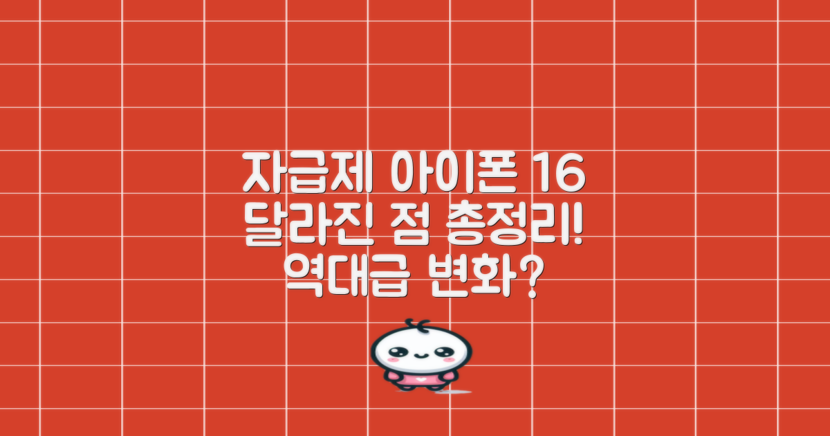 자급제 아이폰 16, 어떤 점이 다를까?