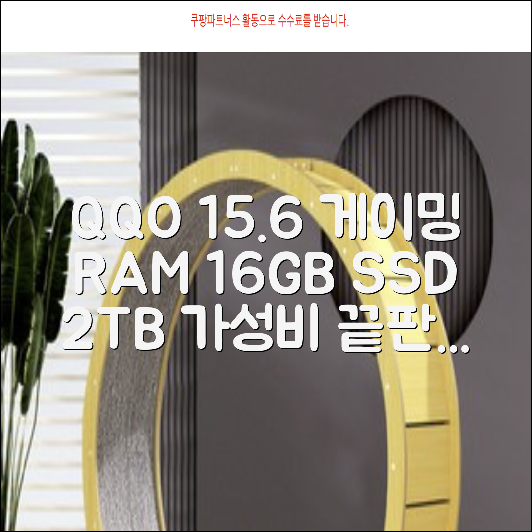 QQO 게이밍노트북 15.6 inch RAM 16GB/HDD 128GB/SSD 2048GB 가성비 노트북 Windows 10 Home & Ms Office 지문 잠금 해제, N5095, WIN10 Home, 16GB, 2TB, 은색 추천 리뷰